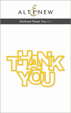 Outlined Thank You Die valuable
