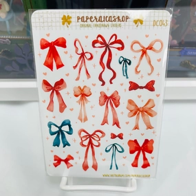 Paperaicashop Fairy Ribbon Planner Sticker heatproof square