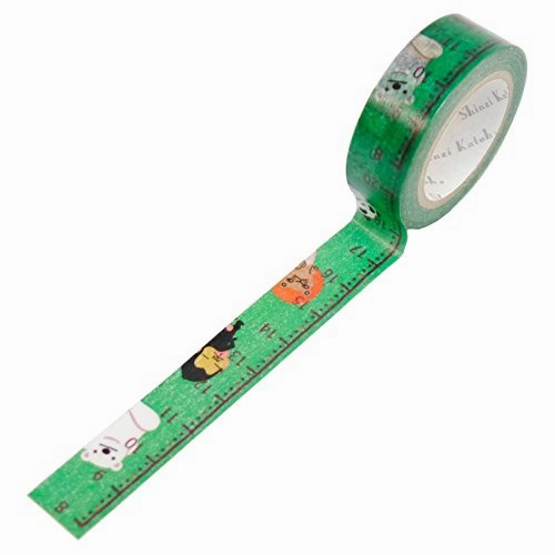 metallic Time Schedule Animals Washi Tape ? Shinzi Katoh Design