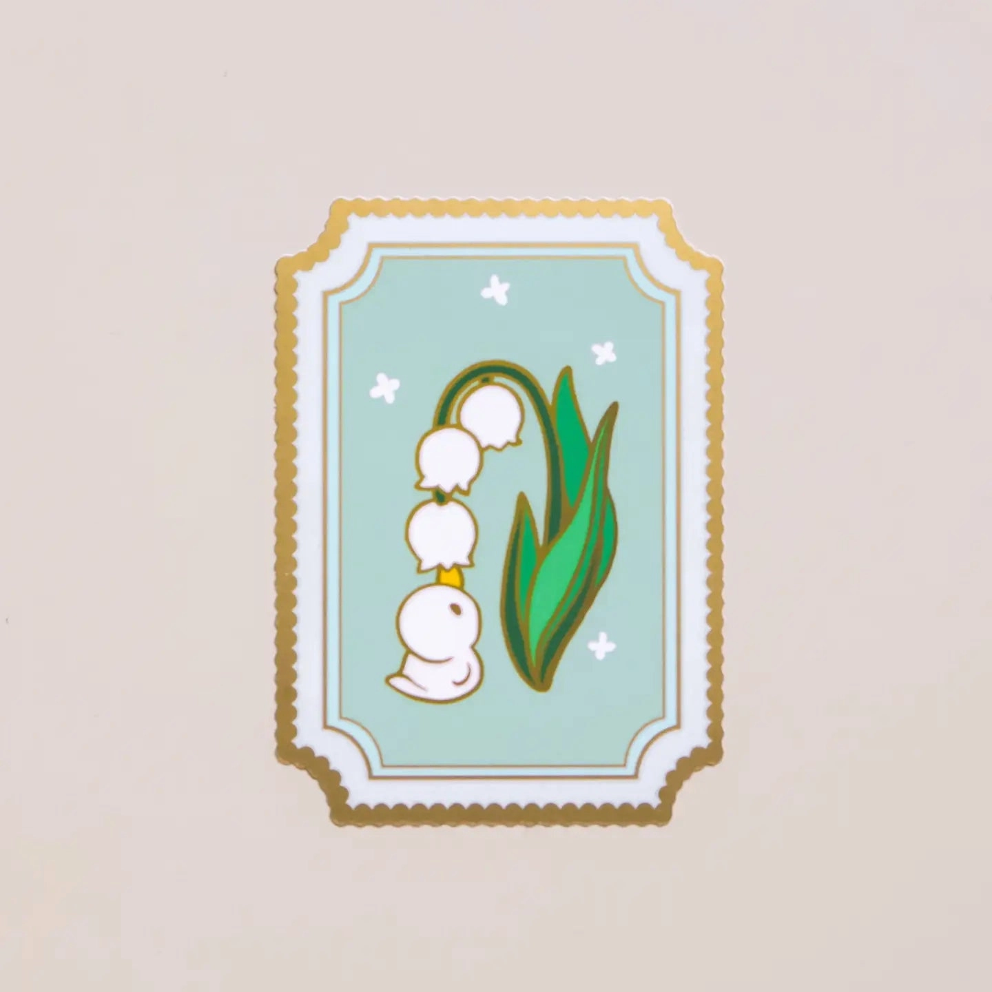 manual Lily Of The Valley Duckie Vinyl Sticker