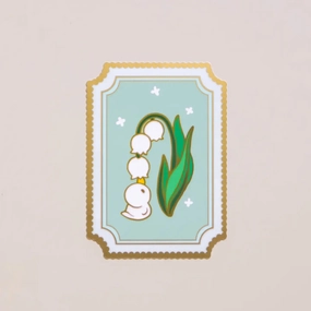 manual Lily Of The Valley Duckie Vinyl Sticker