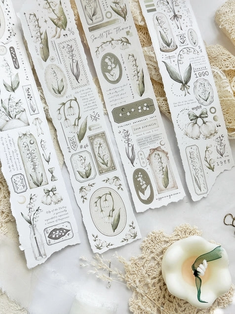 flat square Lily Of The Valley Pet Tape Matte