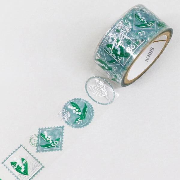 Lily Of The Valley Stamp Story Clear Tape shiny retractable