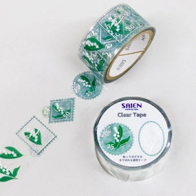 Lily Of The Valley Stamp Story Clear Tape lasting