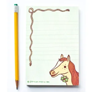 Horse Notepad wrapped