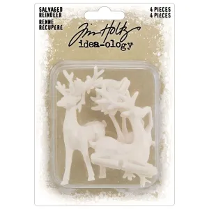 Tim Holtz -  Ideal Ology Resin Models -Salvaged Reindeer Ornaments robust