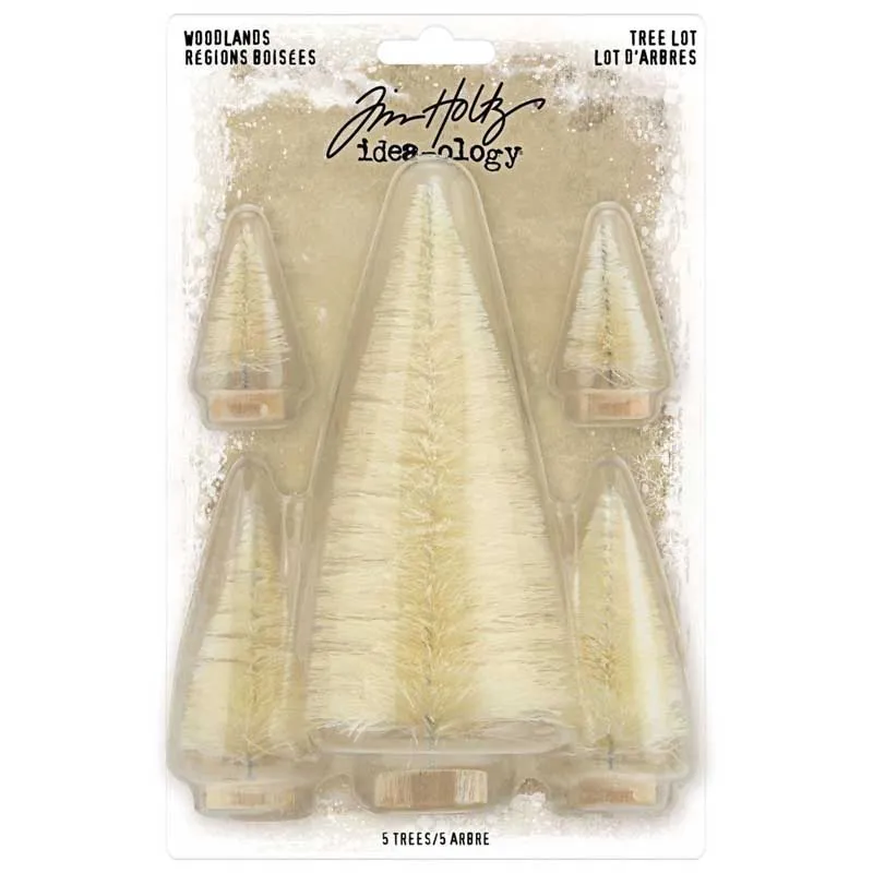 Tim Holtz Wood Land Trees plastic