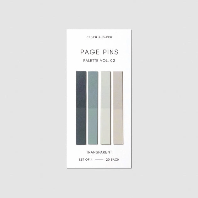 musthave bamboo Cloth & Paper Page Pins | Vol 02