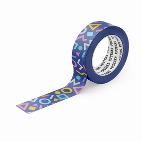 retractable shiny Geo Pop Art Washi Tape