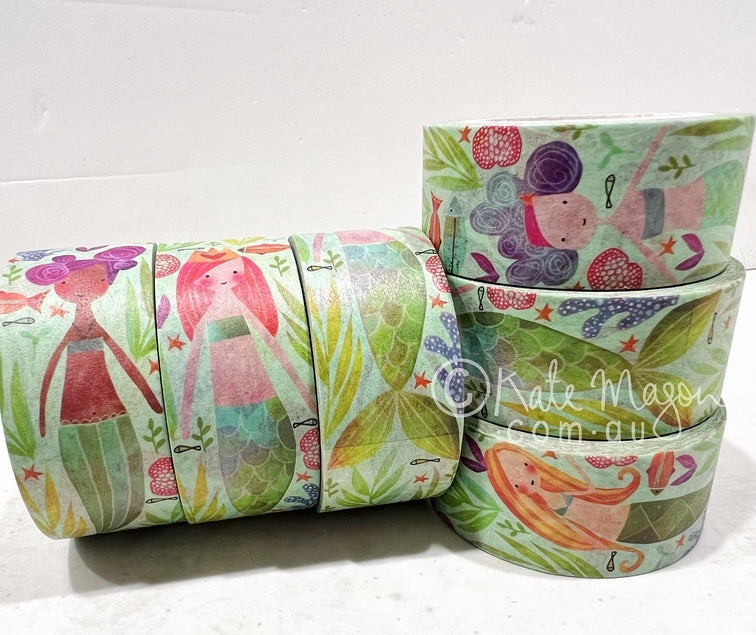 heatproof loose Mermaid Washi Tape