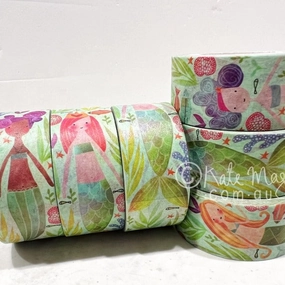 durable rubber Mermaid Washi Tape