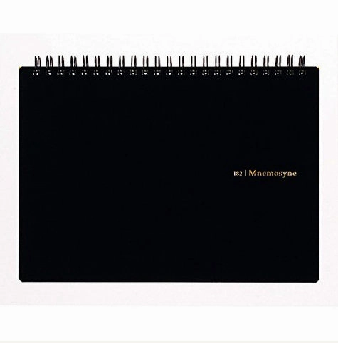 refillable special Mnemosyne Spiral Bound N182A Grid Notebook- 8.25X5.8 Inches