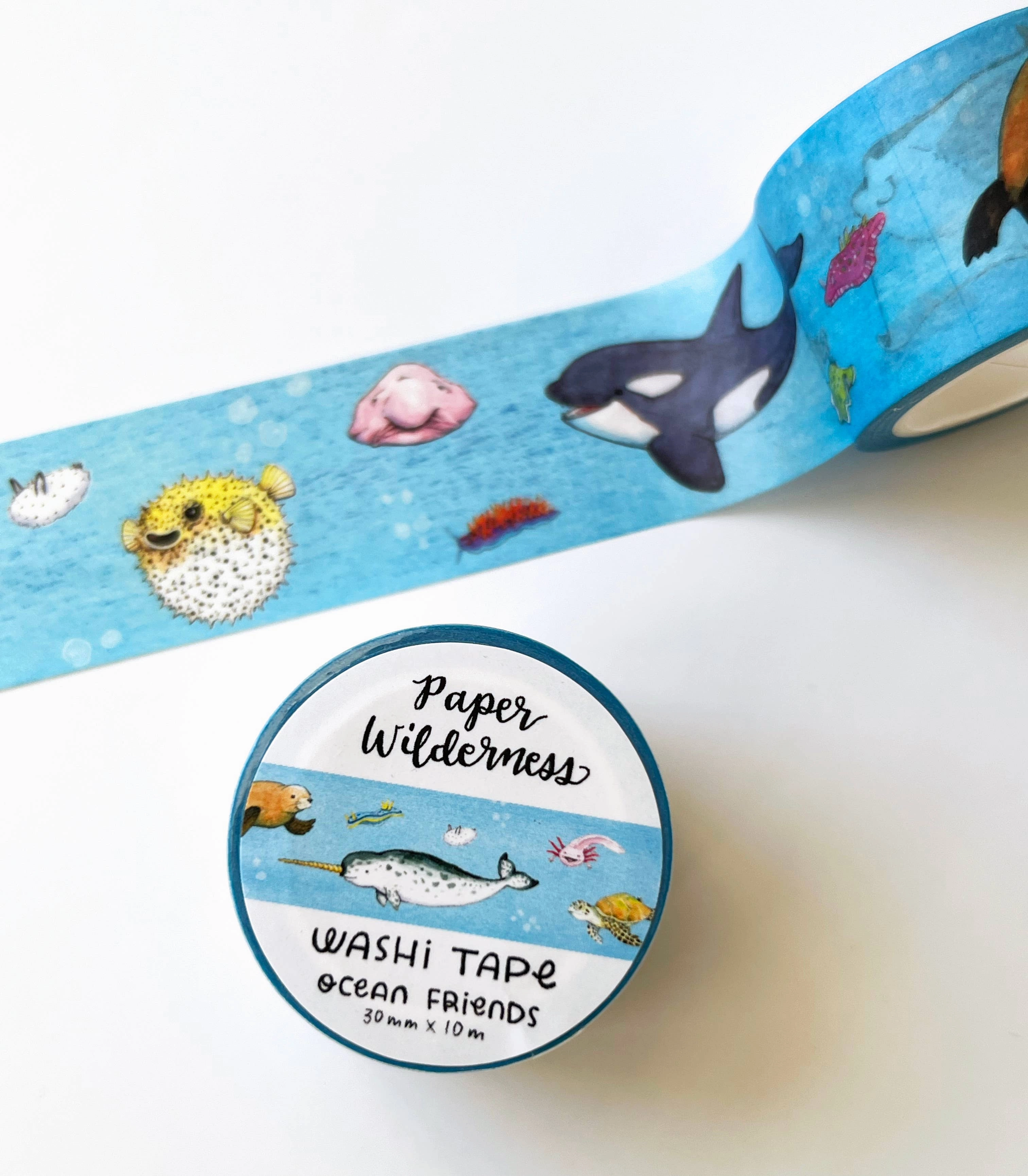 Ocean Friends Washi Tape premium magnetic