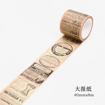 Old Poster Washi Tape paper