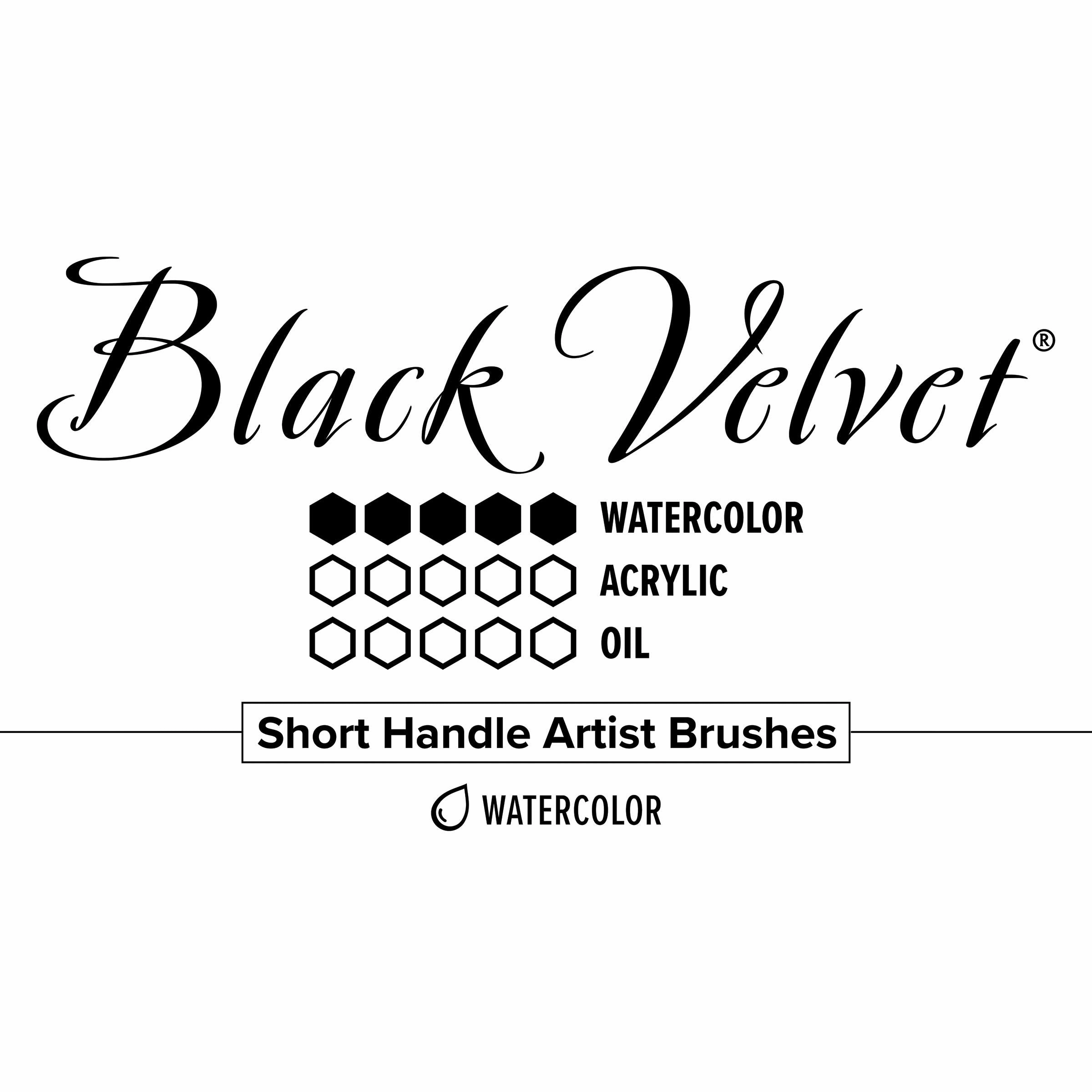 pack bold Silverwhite? Short Handle Foundation Watercolor Angle Brush Size 1"