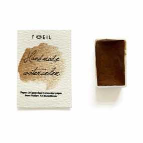 Limonite (Mineral) - Artist Grade Handmade Honey Based Watercolor Paint Full Pan 3.2Ml ergonomic