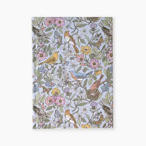 kit tall Botanica Paper Co. Linen Bound Undated Weekly Planner - Song Birds