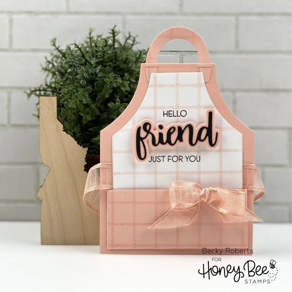 compact Bitty Buzzwords - 6X6 Stamp Set