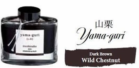 wooden Bottled Ink Iroshizuku Wild Chestnut (Yamaguri)