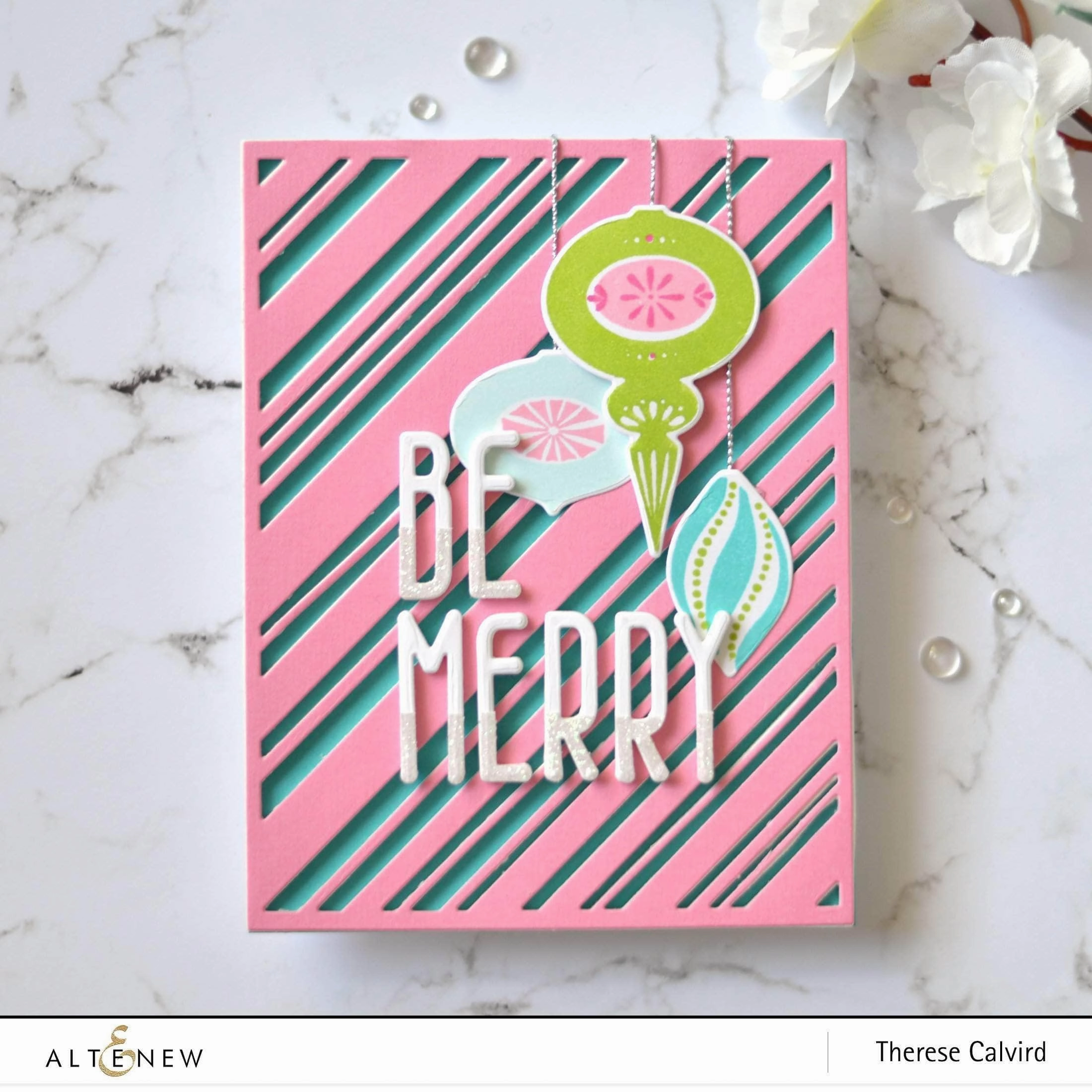 bronze superior Candy Cane Stripe Cover Die