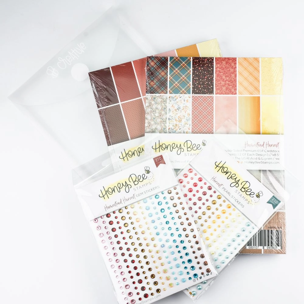 muted Heartfelt Harvest Paper Pad And Sticker Bundle