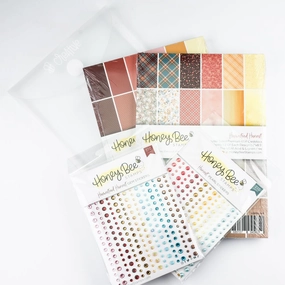 muted Heartfelt Harvest Paper Pad And Sticker Bundle