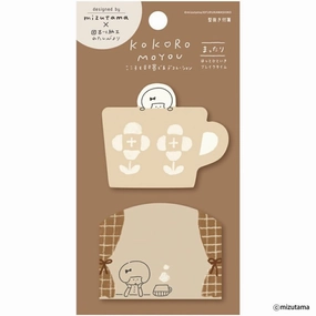 special Mizutama Die-Cut Sticky Notes - Chilling