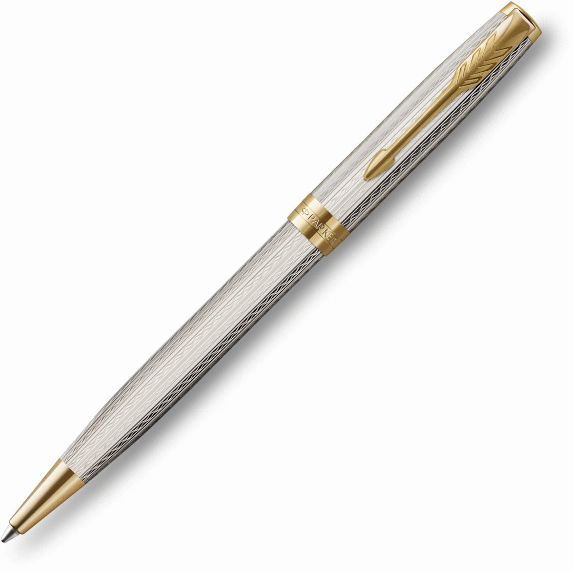 bronze solid Parker Sonnet Premium Silver Mistral Ballpoint Pen