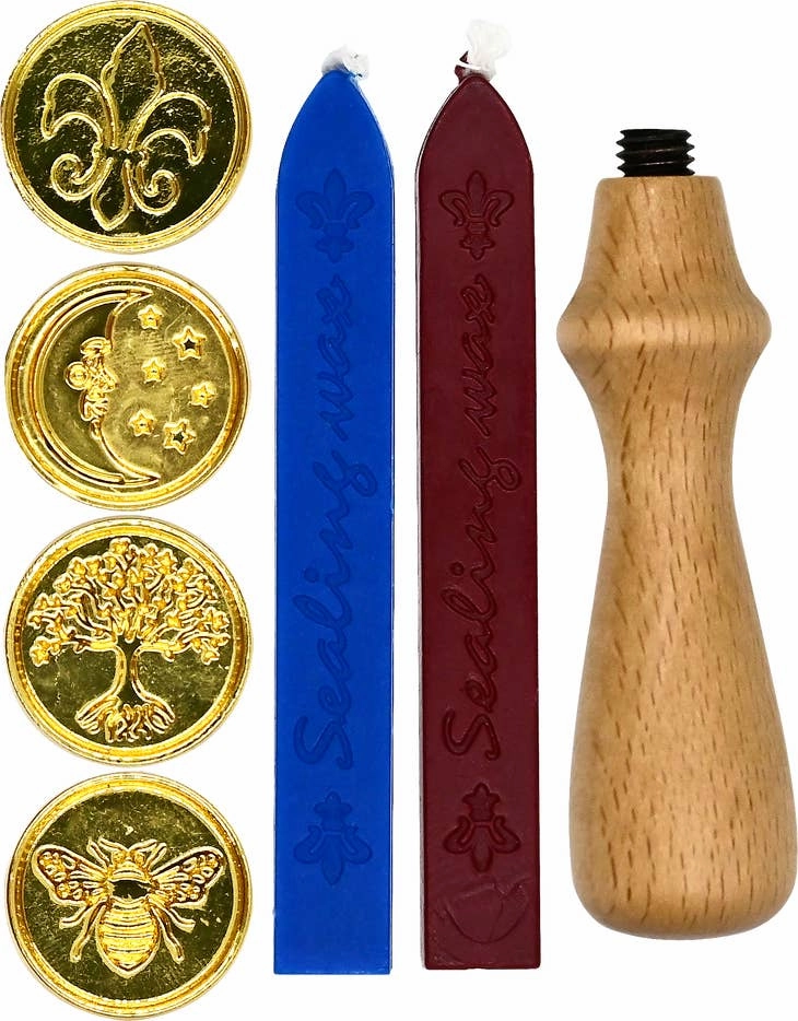 plastic eco Sealing Wax Stamp Kit