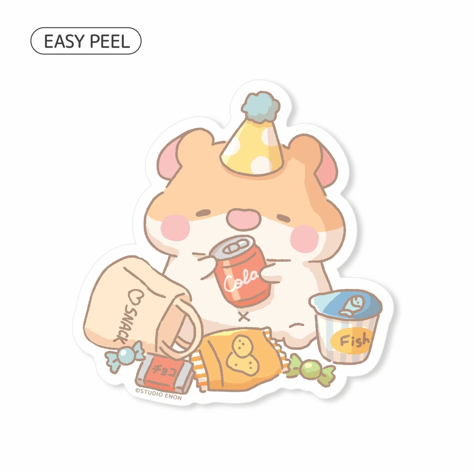 Studio Enon Private Snack Meeting Sticker reliable