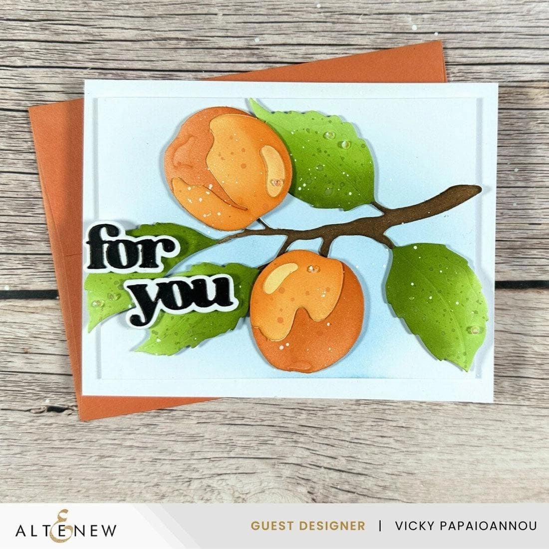 lasting Sweet Apricots Layering Die Set