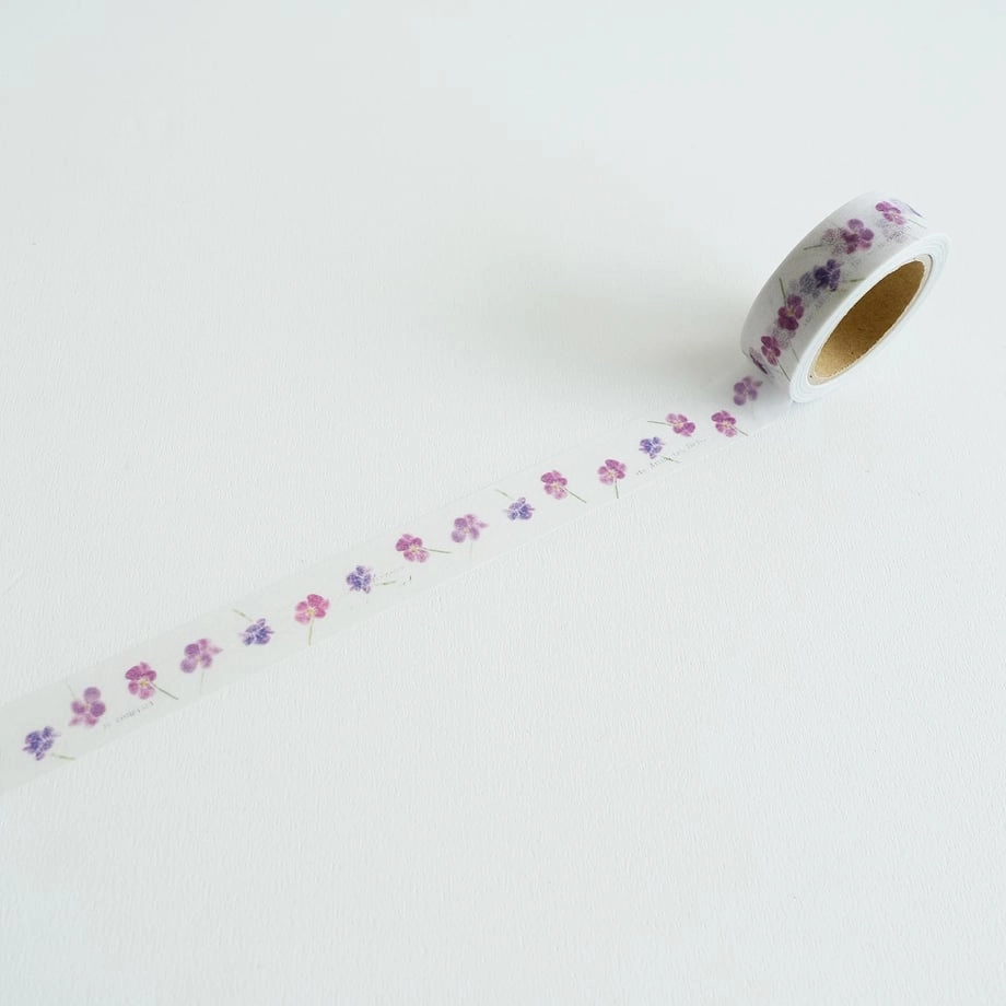 Yohaku Viola Washi Tape tall