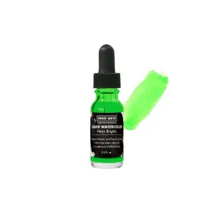 Liquid Watercolor - Neon Brights - Green budget luxury
