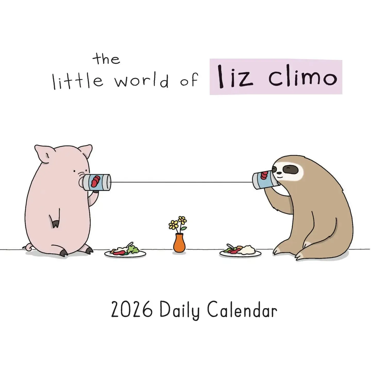 square small Little World Of Liz Climo 2026 Daily Calendar