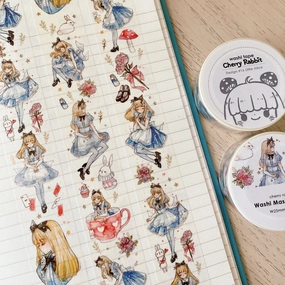 elegant mini Little Alice Washi Tape