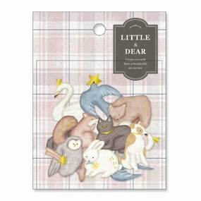 Little And Dear Flake Sticker - Animal expandable short