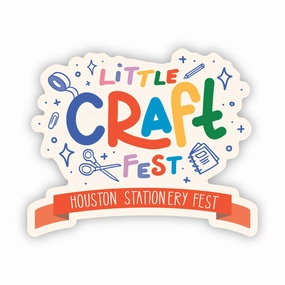 Little Craft Fest Official Vinyl Sticker superior alloy
