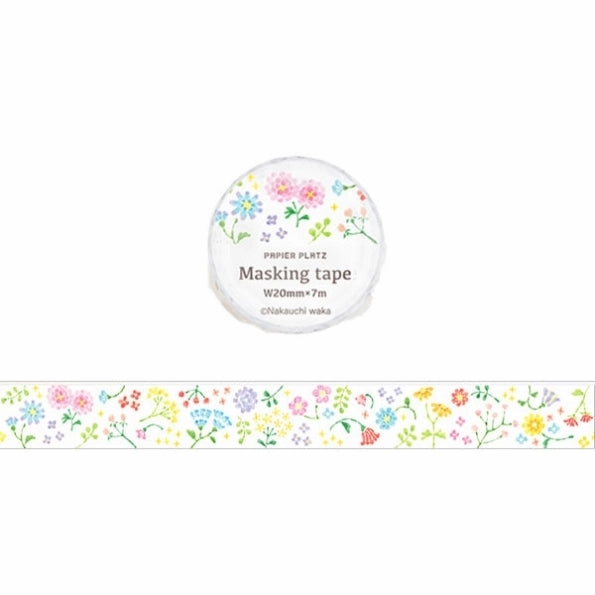 glass musthave Little Flower Washi Tape Nakauchi Waka