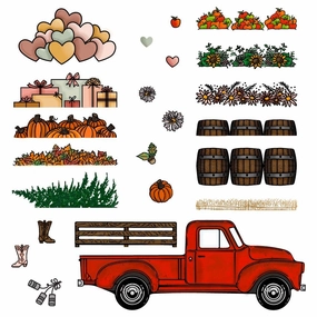 Little Pickup - 4X6 Stamp Set bundle