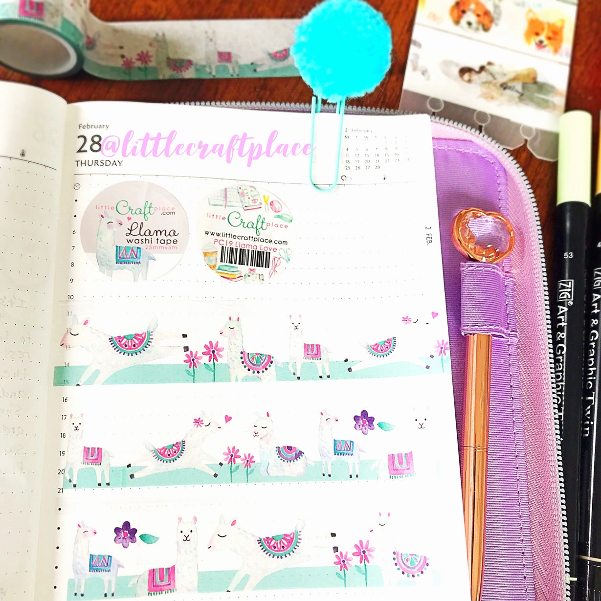 lasting Llama Washi Tape