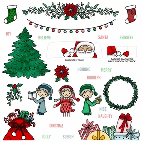 tall Loads Of Holiday Cheer - 6X8 Stamp Set