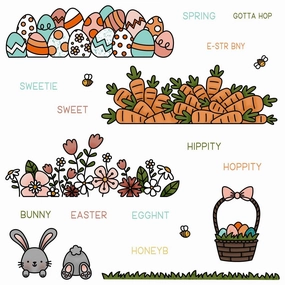 manual Loads Of Spring - 4X6 Stamp Set