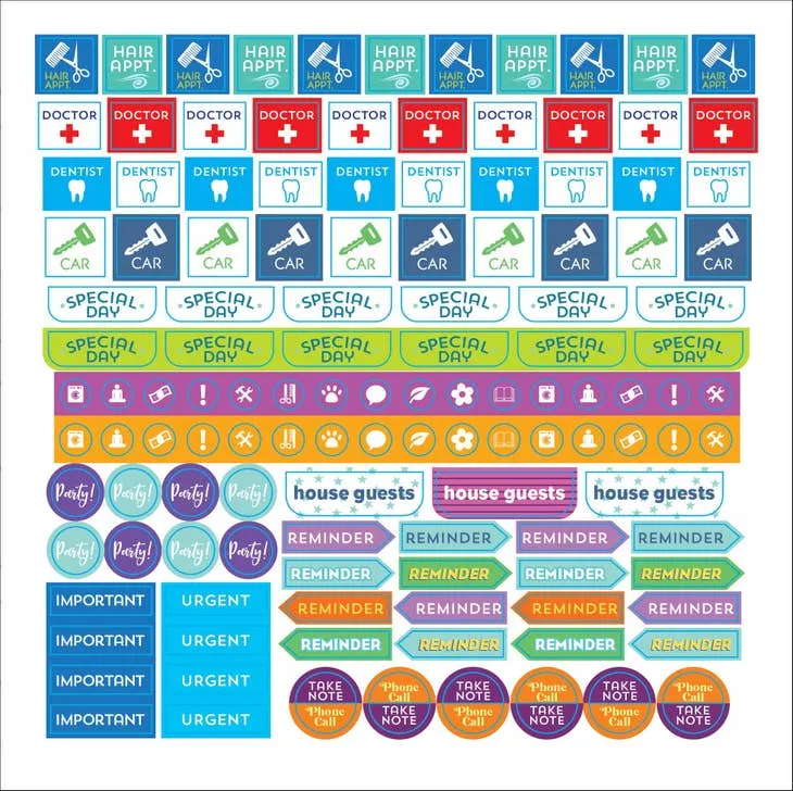 trusted manual Plan It! A Sticker Book For All Your Productivity Needs (2500 Stickers)