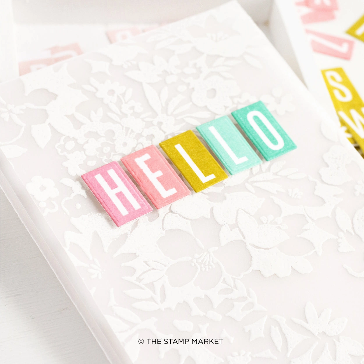 Alpha Cuts  Bold Stamp wooden nonslip