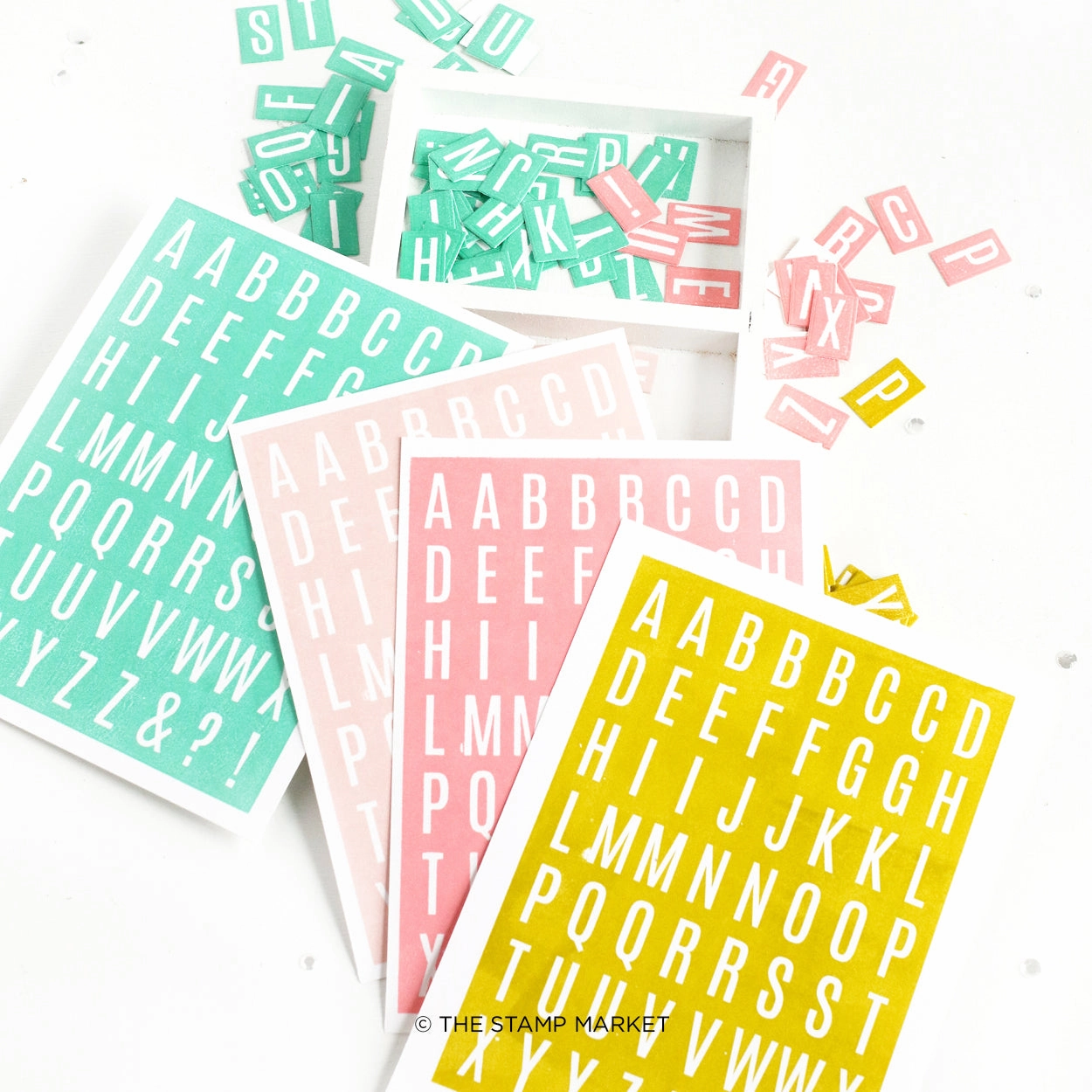 soft Alpha Cuts  Bold Stamp