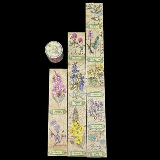 Apothecary Flower Washi Tape expandable classic