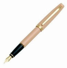 Aurora Style Gemstones Rose Quartz Fountain Pen resilient set