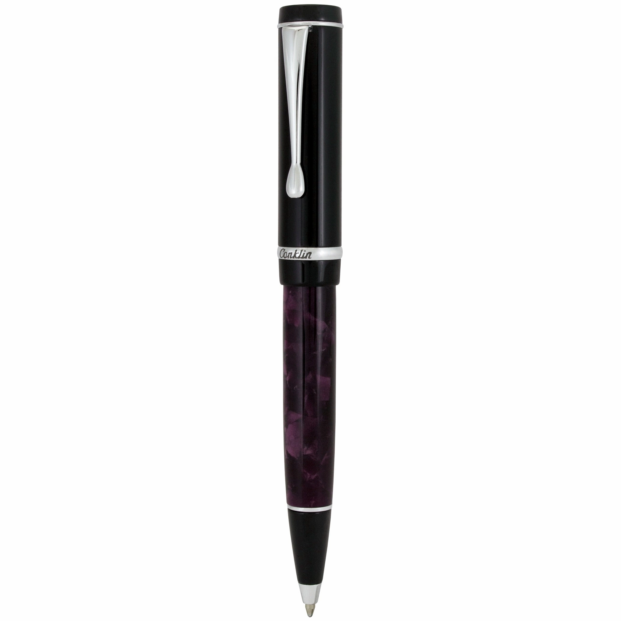 muted Conklin Duragraph Purple Nights Ballpoint Pen