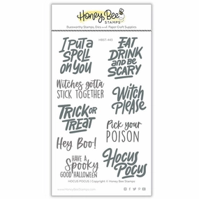 classic foldable Hocus Pocus - 4X6 Stamp Set