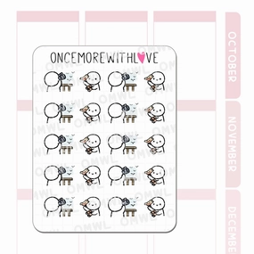 M1389 Bird Watching Sticker Sheet wholesale